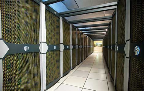 Rendering of NASA’s Pleiades supercomputer