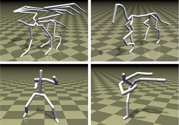 realistic motion and behavior